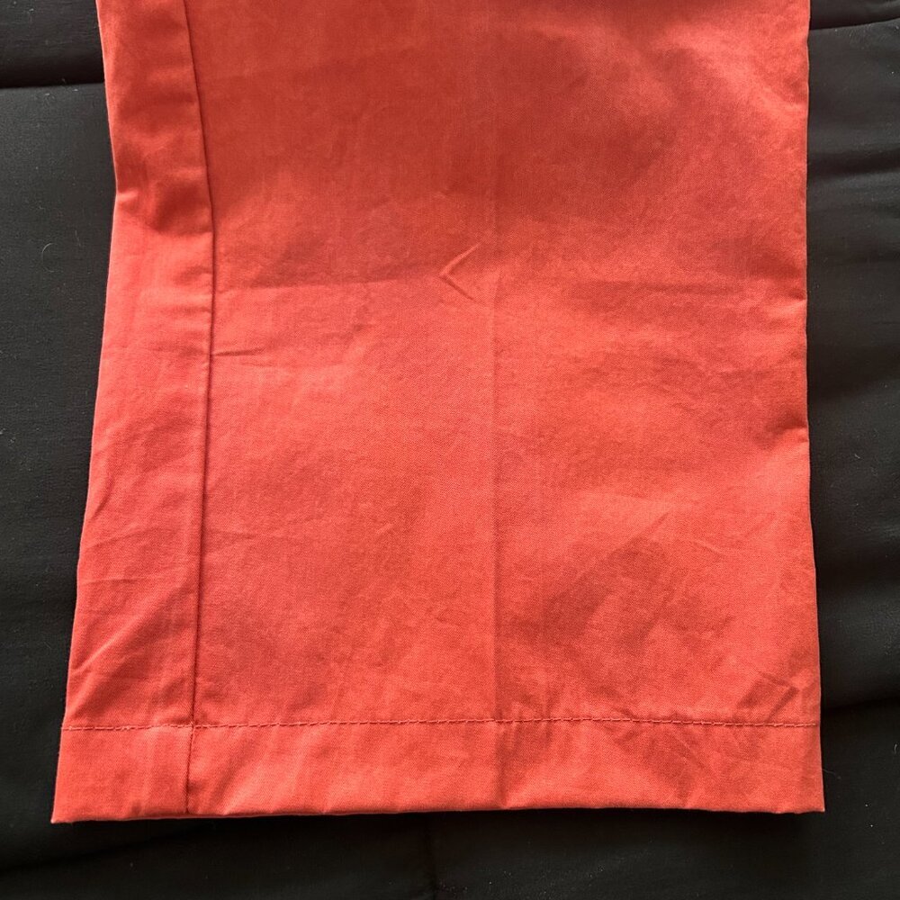 Bills Khakis Chino Pants Mens 34x32.5 Salmon Coral Made in USA Straight - Picture 12 of 12